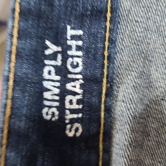 Lane Bryant Simply Straight Womens Jeans Stretch Darker Wash Sz 18 Petite EUC - Picture 7 of 8